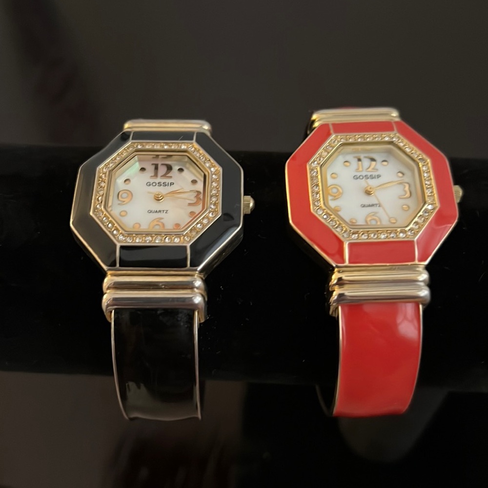 GOSSIP QUARTZ PAIR OF WATCHES